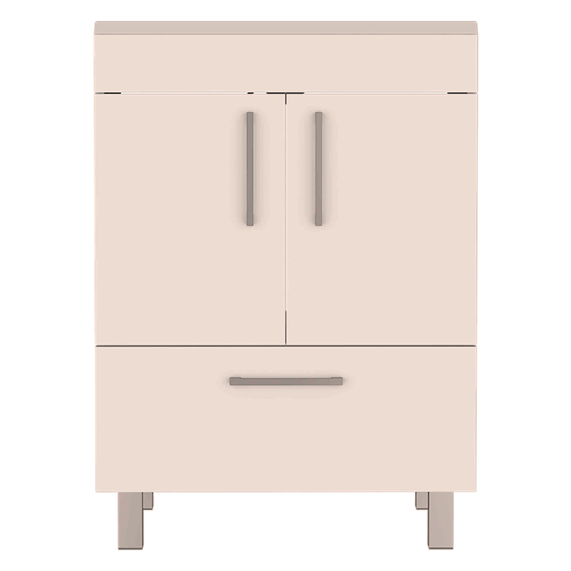 ‪yuu‪‪❤︎‬ LIYU Single Bathroom Vanity with Double Door Cabinet and One